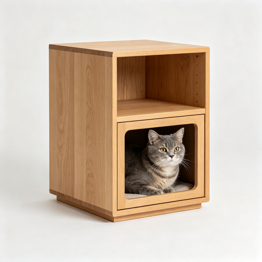 HavenCat Wooden Cat Cabinet